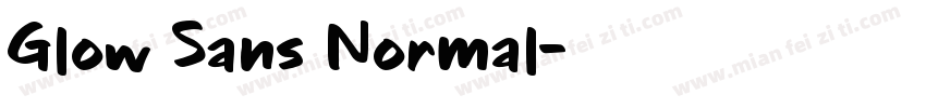 Glow Sans Normal字体转换